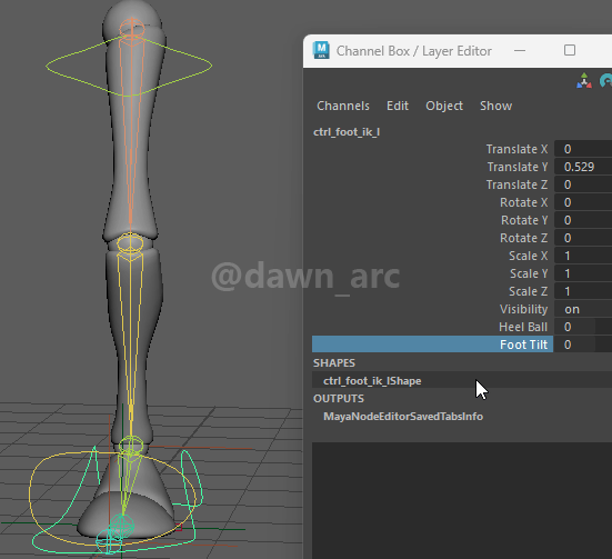 [Maya]Rigging 16 - Ankles & Heels